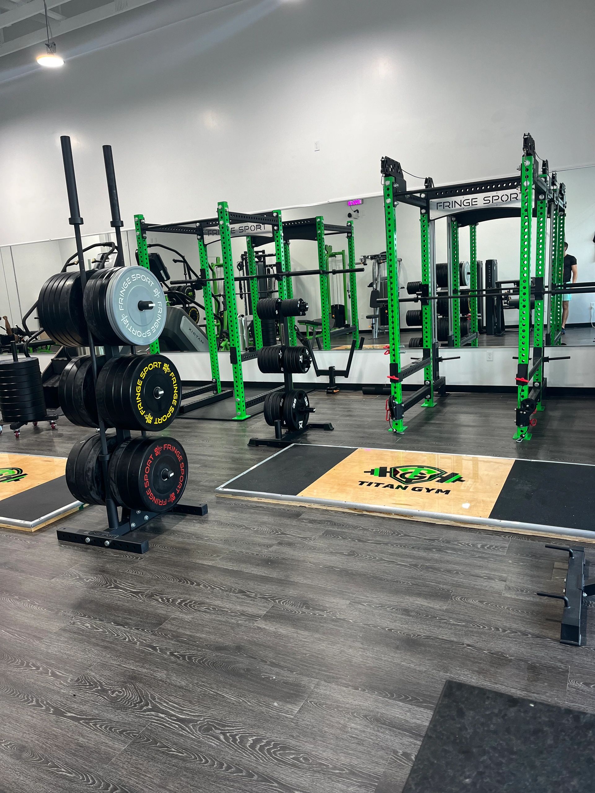 Strength training barbell bench press